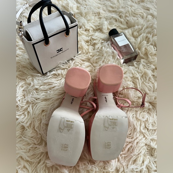 Brand New Cult Gaia Chiara pink heels platform sandals Size US 8.5 / EUR 39 - Picture 5 of 9